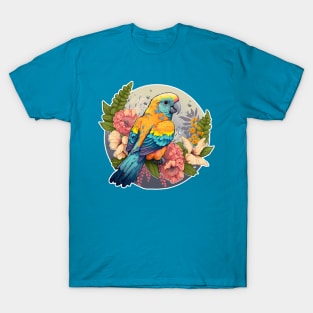 Water Colour Parrot T-Shirt